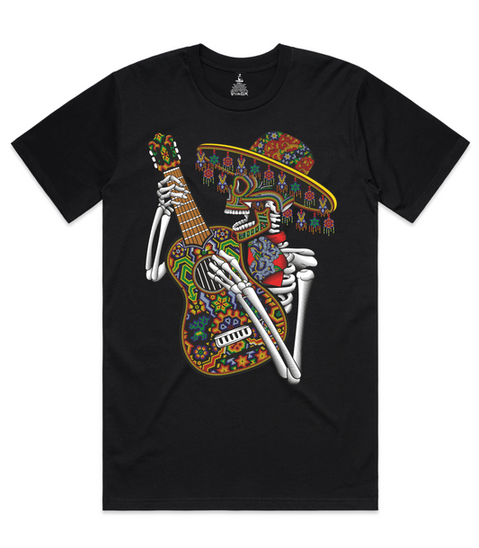 Guitar Skeleton Graphic Tee