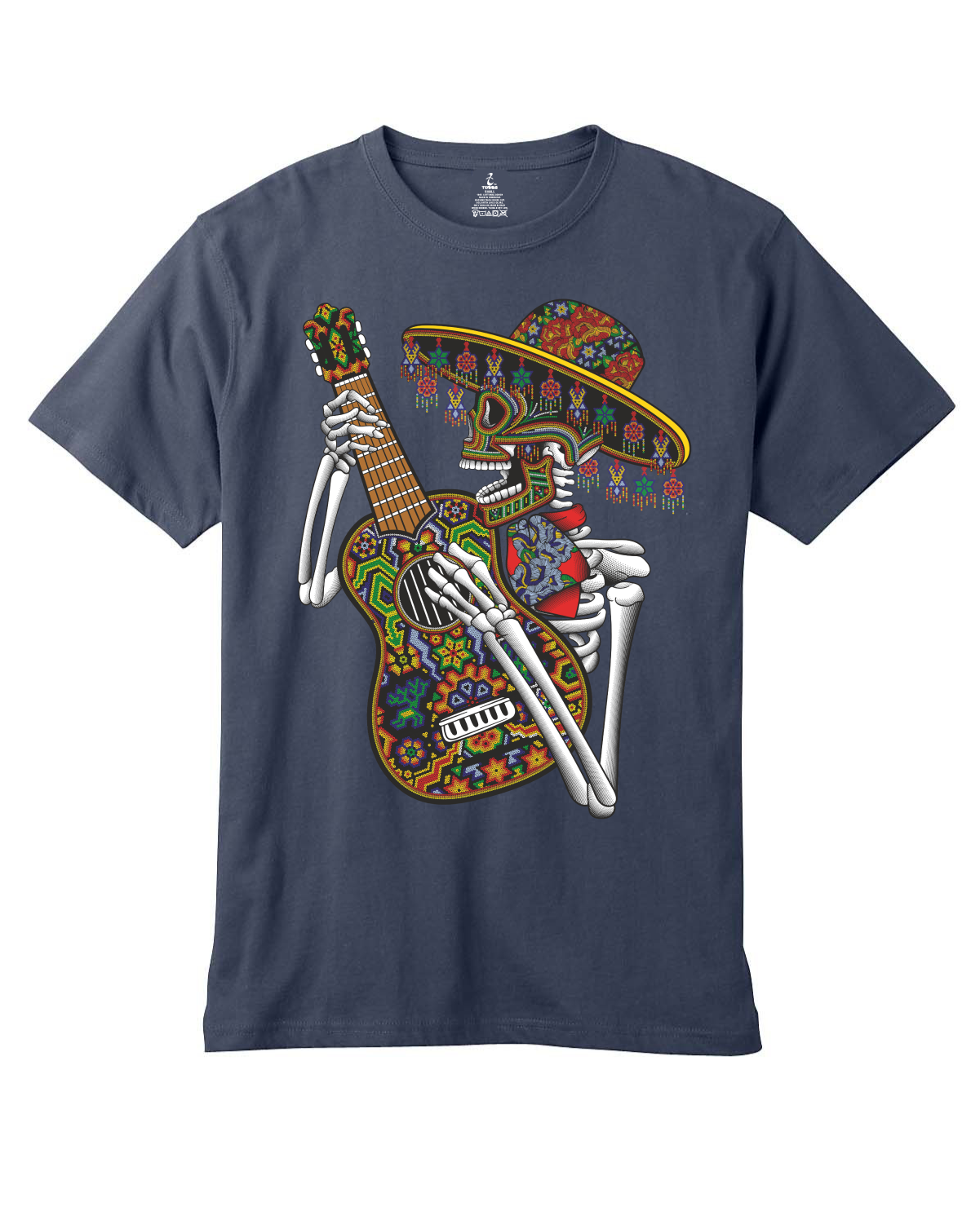 Guitar Skeleton Graphic Tee